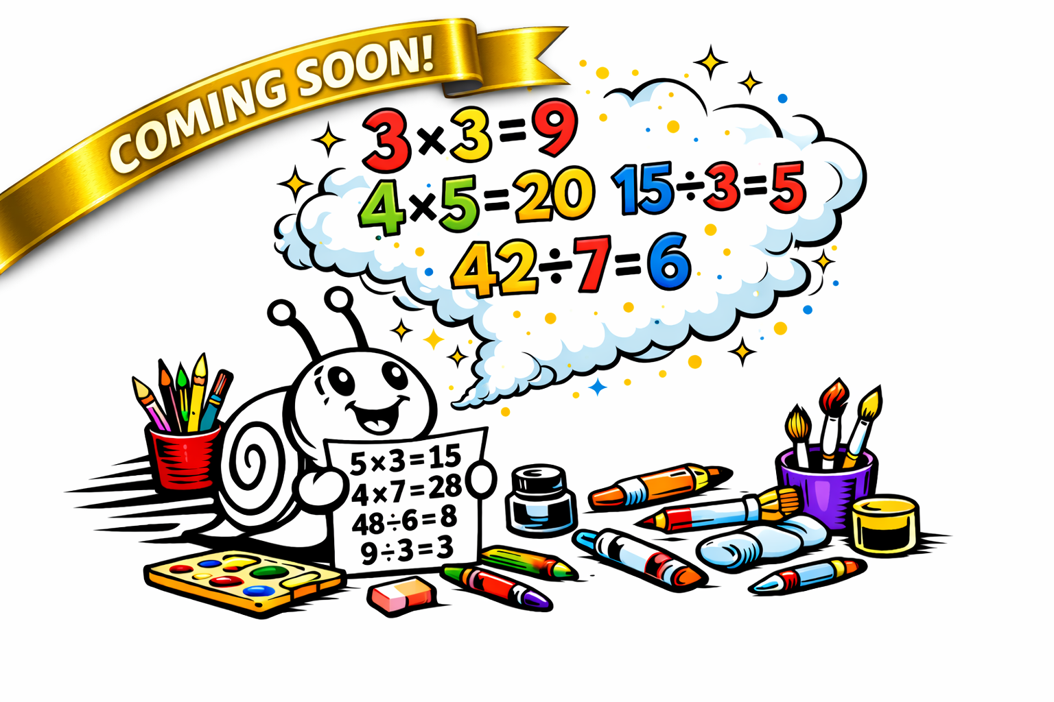 Snail Mail Mesmerizing Math Club - Multiplication and Division